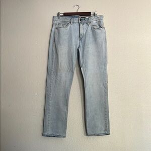 Volcom Solver Modern Straight NWOT Light Wash Jeans, Men’s Size 34